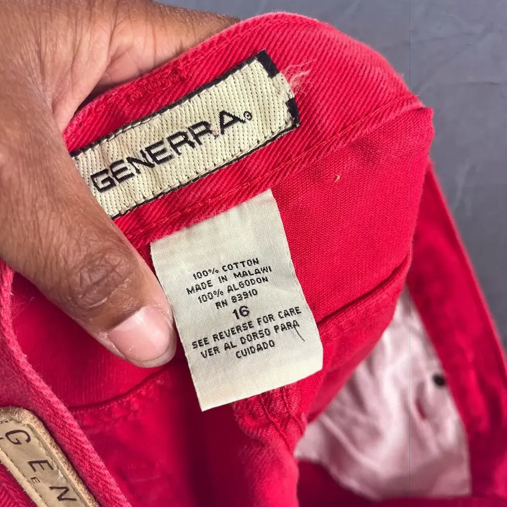 Generra Jeans Plus Size 16 Jorts Wide Leg Y2K High Rise Mom Shortie Booty Shorts